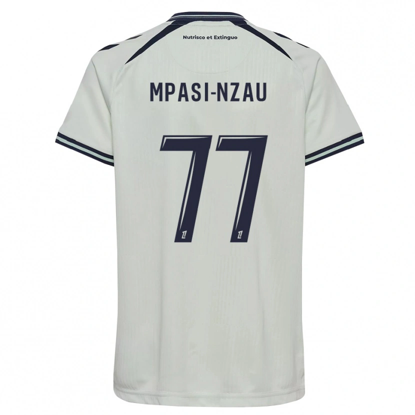 Danxen Heren Lionel Mpasi-Nzau #77 Middernachtblauw Wit Uitshirt Uittenue 2026/27 T-Shirt België