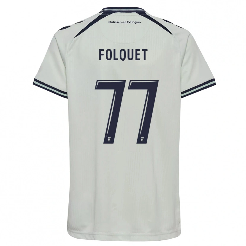 Danxen Heren Magnaba Folquet #77 Middernachtblauw Wit Uitshirt Uittenue 2026/27 T-Shirt België