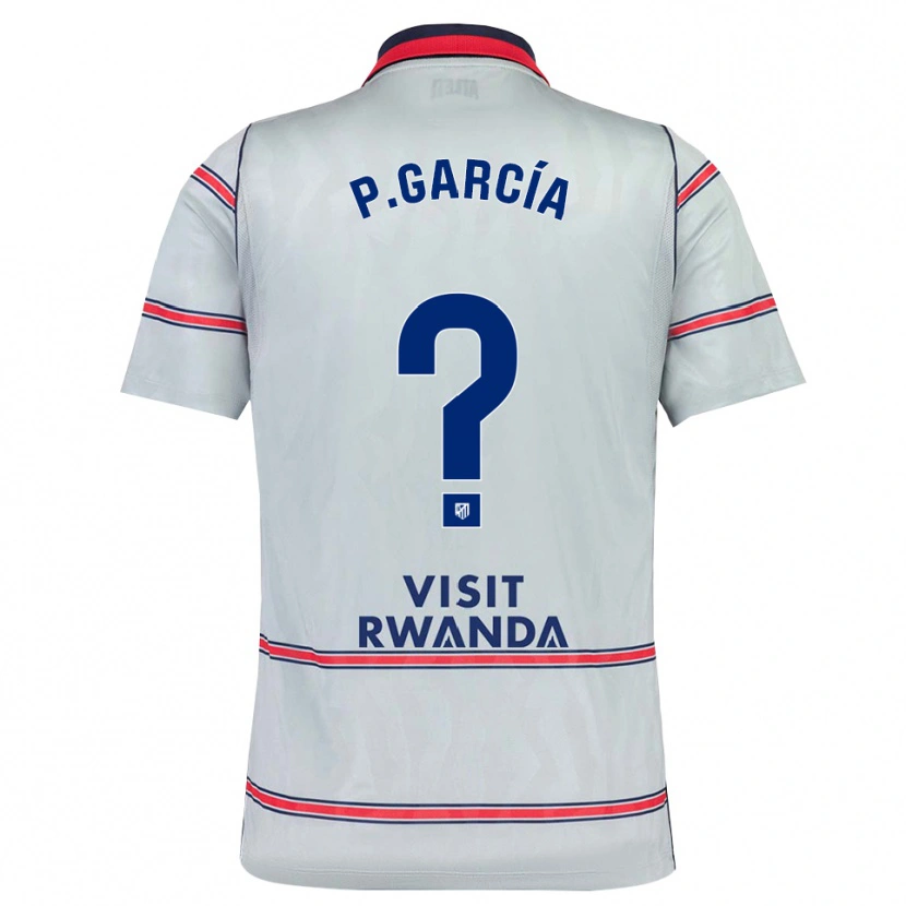Danxen Heren Pablo García #0 Grijs Rood Marineblauw Thuisshirt Derde Tenue 2026/27 T-Shirt België