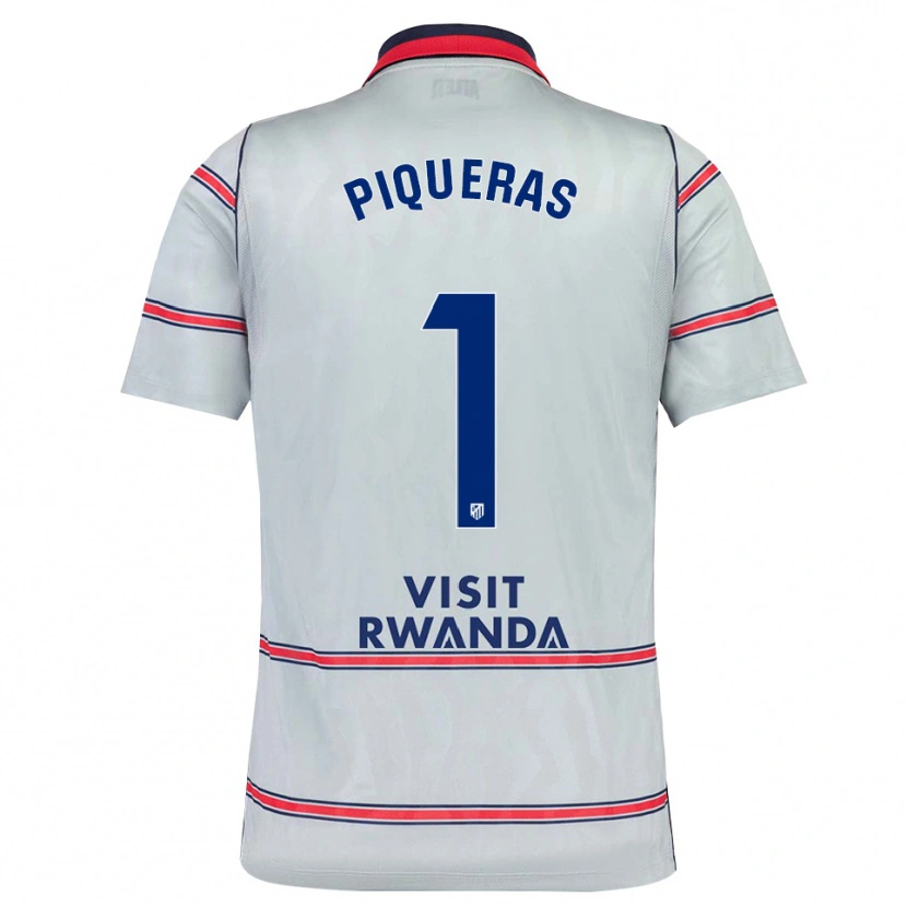 Danxen Heren Diego Piqueras #1 Grijs Rood Marineblauw Thuisshirt Derde Tenue 2026/27 T-Shirt België