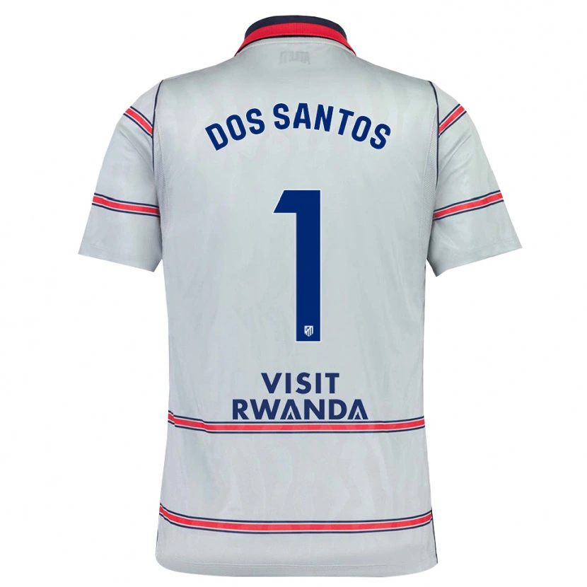 Danxen Heren Alex Dos Santos #1 Grijs Rood Marineblauw Thuisshirt Derde Tenue 2026/27 T-Shirt België