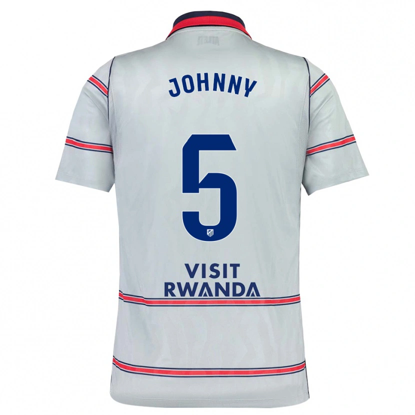 Danxen Heren Johnny Cardoso #5 Grijs Rood Marineblauw Thuisshirt Derde Tenue 2026/27 T-Shirt België