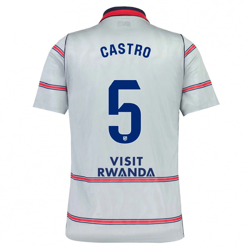 Danxen Heren Oscar Castro #5 Grijs Rood Marineblauw Thuisshirt Derde Tenue 2026/27 T-Shirt België
