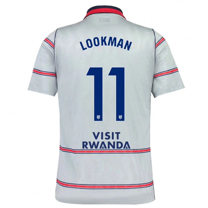 Danxen Heren Ademola Lookman #11 Grijs Rood Marineblauw Thuisshirt Derde Tenue 2026/27 T-Shirt België