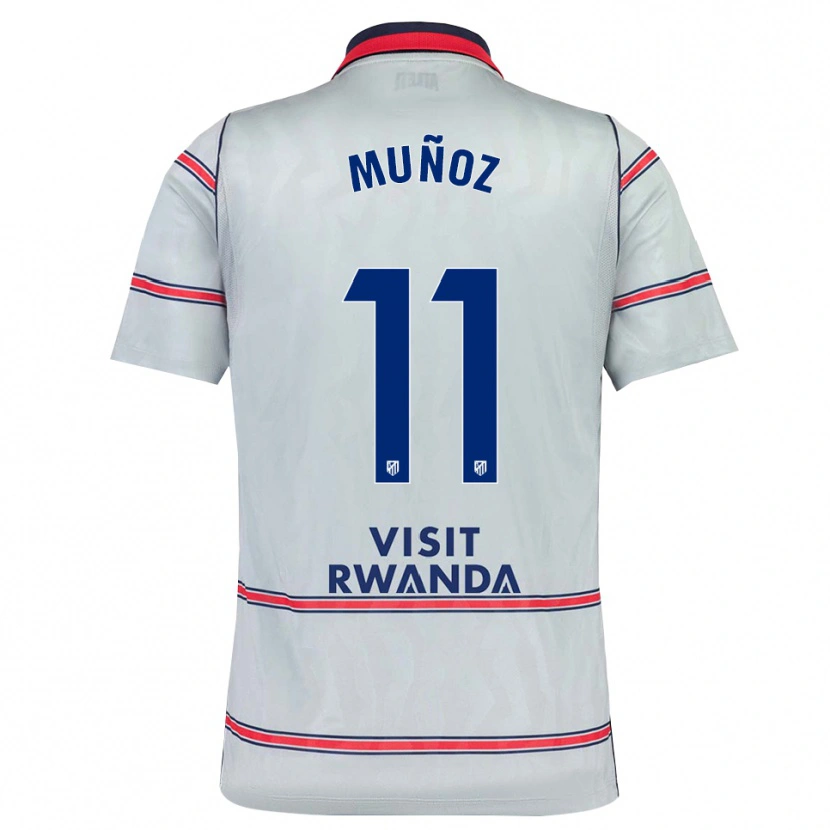 Danxen Heren Dani Muñoz #11 Grijs Rood Marineblauw Thuisshirt Derde Tenue 2026/27 T-Shirt België