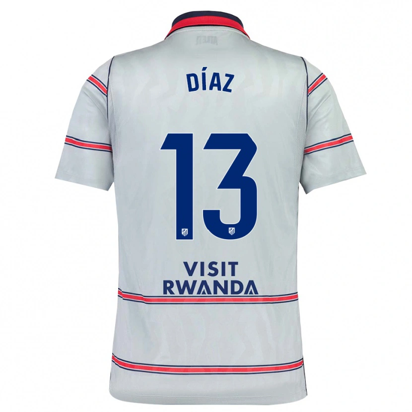 Danxen Heren Diego Díaz #13 Grijs Rood Marineblauw Thuisshirt Derde Tenue 2026/27 T-Shirt België