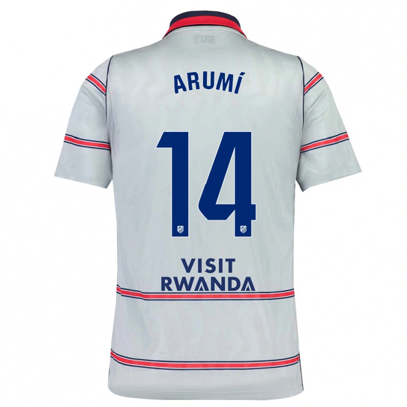Danxen Heren Joel Arumí #14 Grijs Rood Marineblauw Thuisshirt Derde Tenue 2026/27 T-Shirt België