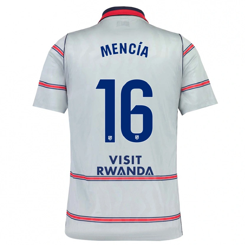 Danxen Heren Ian Mencía #16 Grijs Rood Marineblauw Thuisshirt Derde Tenue 2026/27 T-Shirt België