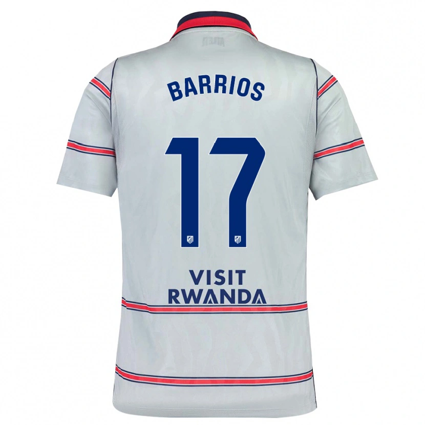 Danxen Heren Jesus Barrios #17 Grijs Rood Marineblauw Thuisshirt Derde Tenue 2026/27 T-Shirt België