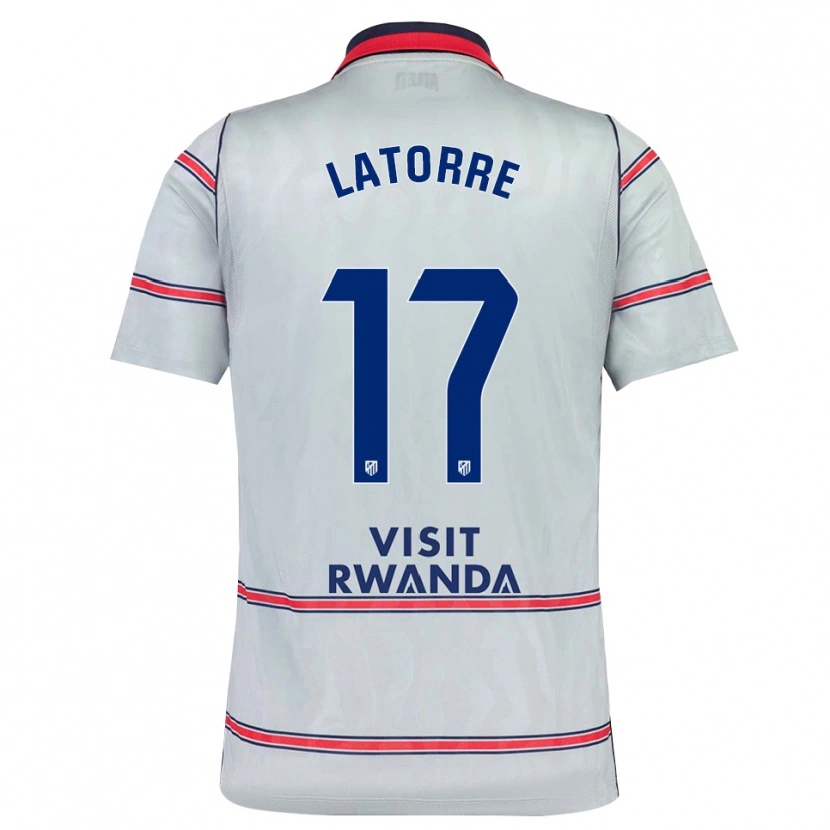 Danxen Heren Barbara Latorre #17 Grijs Rood Marineblauw Thuisshirt Derde Tenue 2026/27 T-Shirt België
