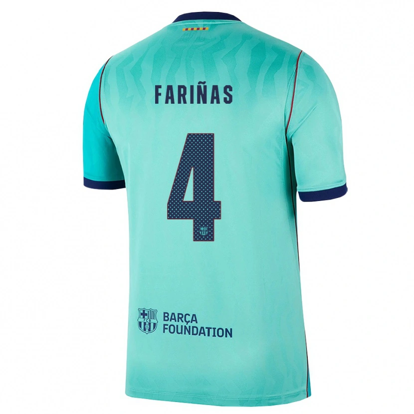 Danxen Heren Brian Fariñas #4 Aqua Donker Turquoise Koninklijk Blauw Thuisshirt Derde Tenue 2026/27 T-Shirt België