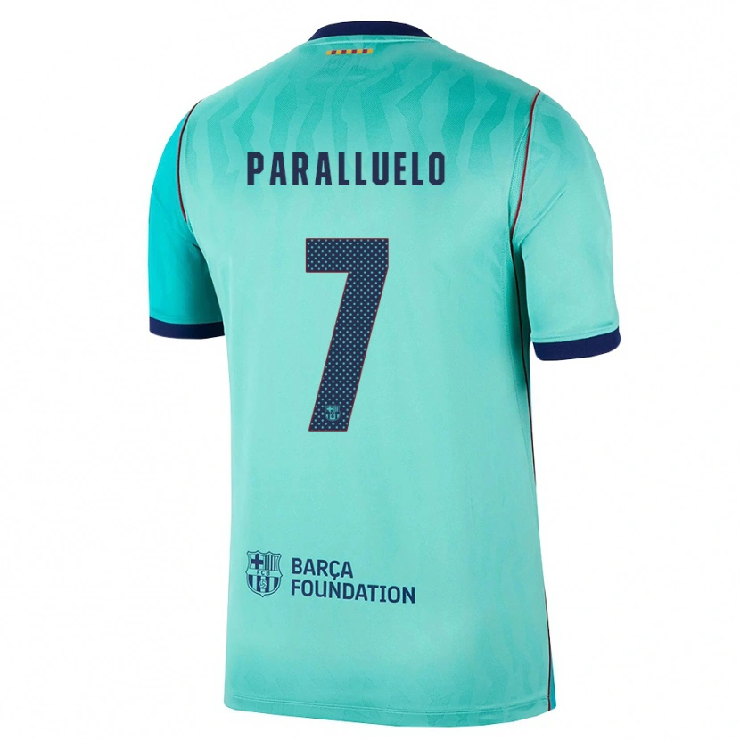 Danxen Heren Salma Paralluelo #7 Aqua Donker Turquoise Koninklijk Blauw Thuisshirt Derde Tenue 2026/27 T-Shirt België