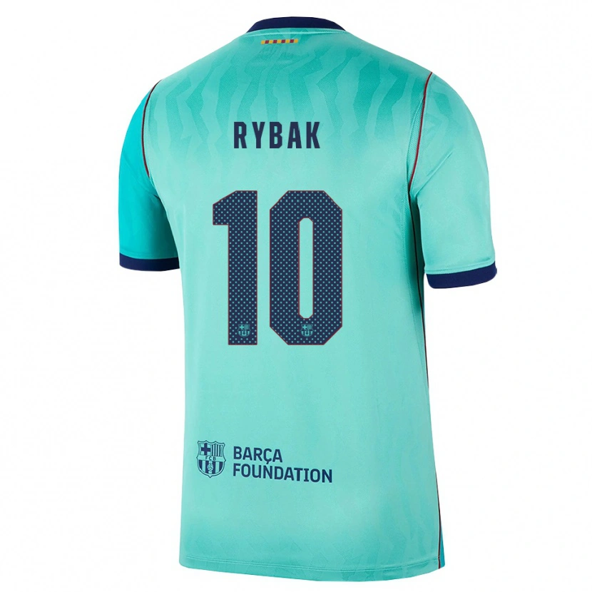 Danxen Heren Artem Rybak #10 Aqua Donker Turquoise Koninklijk Blauw Thuisshirt Derde Tenue 2026/27 T-Shirt België