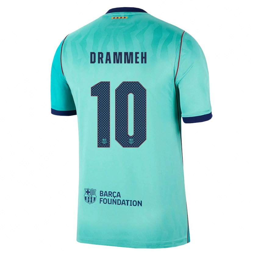 Danxen Heren Alieu Drammeh #10 Aqua Donker Turquoise Koninklijk Blauw Thuisshirt Derde Tenue 2026/27 T-Shirt België