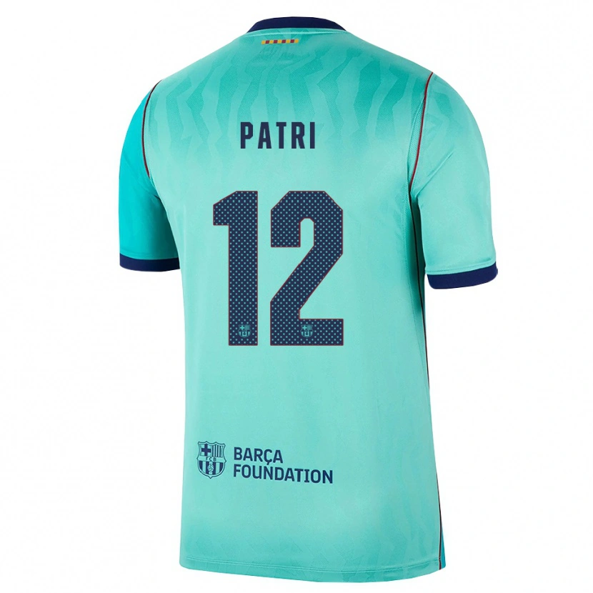 Danxen Heren Patricia Guijarro #12 Aqua Donker Turquoise Koninklijk Blauw Thuisshirt Derde Tenue 2026/27 T-Shirt België
