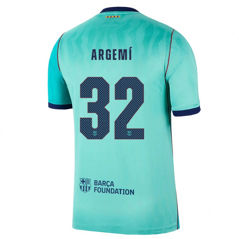 Danxen Heren Adam Argemí #32 Aqua Donker Turquoise Koninklijk Blauw Thuisshirt Derde Tenue 2026/27 T-Shirt België