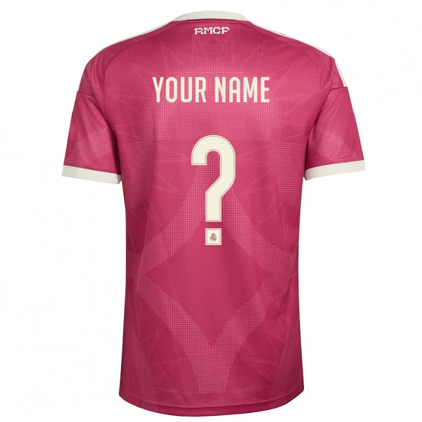 Danxen Heren Uw Naam #0 Bleek Violet Rood Wit Thuisshirt Derde Tenue 2026/27 T-Shirt België