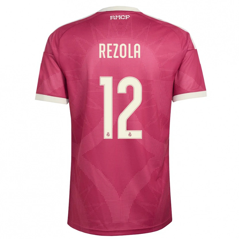 Danxen Heren Manex Rezola #12 Bleek Violet Rood Wit Thuisshirt Derde Tenue 2026/27 T-Shirt België