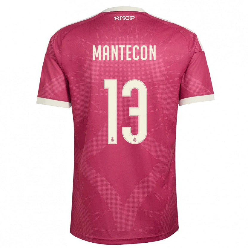 Danxen Heren Hugo Mantecon #13 Bleek Violet Rood Wit Thuisshirt Derde Tenue 2026/27 T-Shirt België