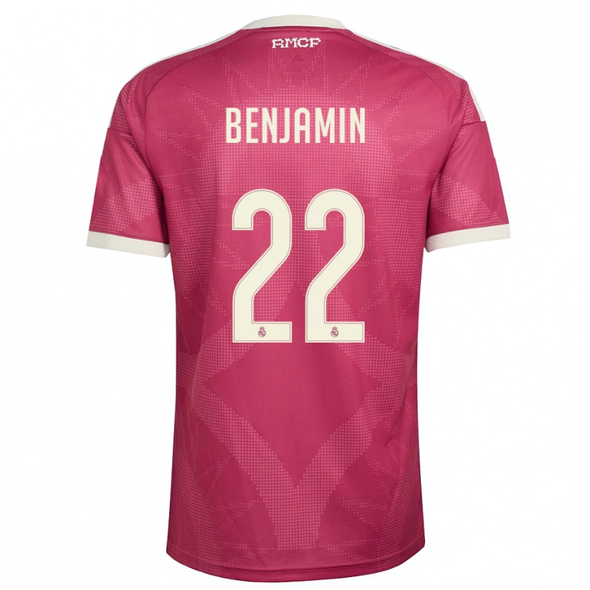 Danxen Heren Emanuel Benjamín De Santana Balbinot #22 Bleek Violet Rood Wit Thuisshirt Derde Tenue 2026/27 T-Shirt België