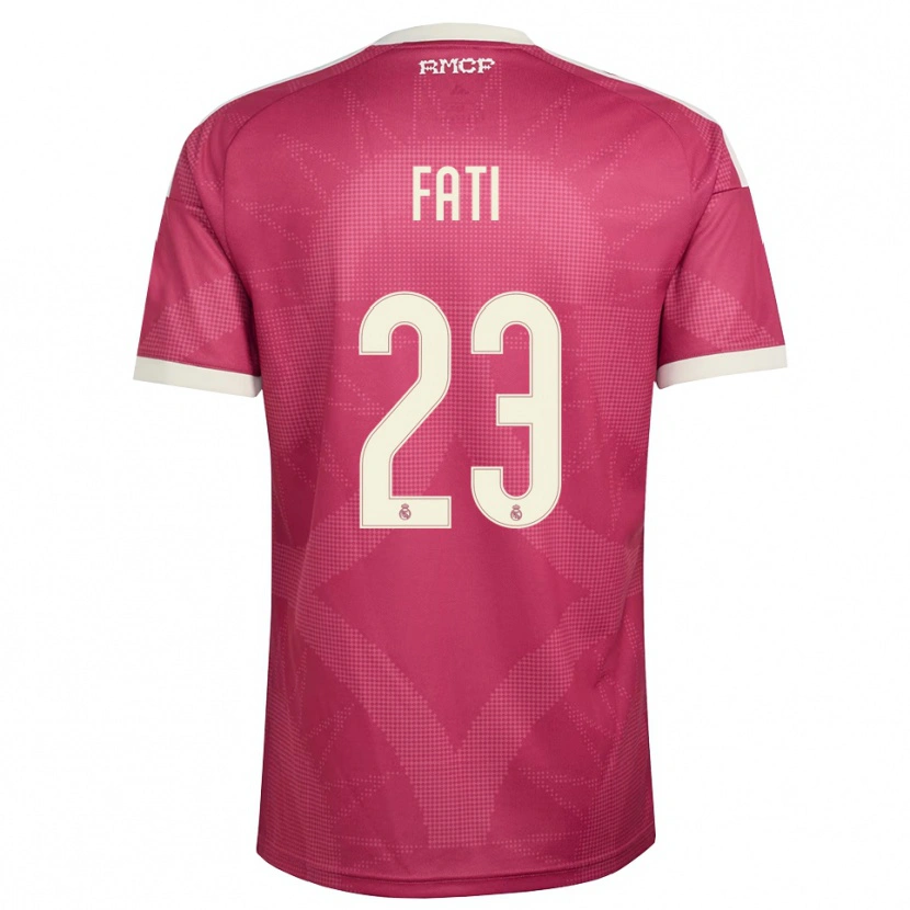 Danxen Heren Lamini Fati #23 Bleek Violet Rood Wit Thuisshirt Derde Tenue 2026/27 T-Shirt België