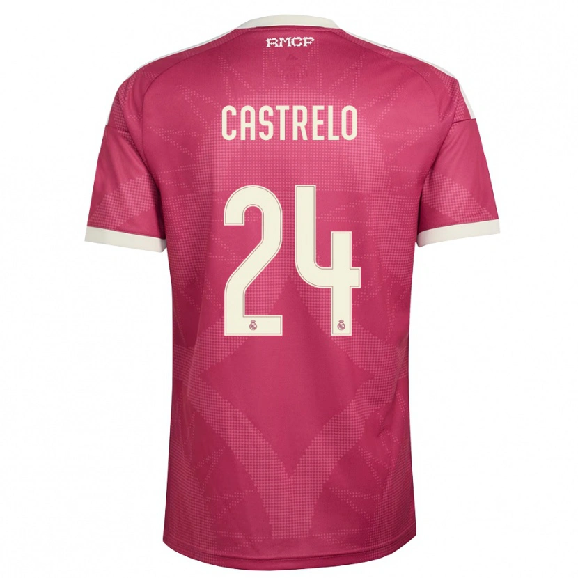 Danxen Heren Gabri Castrelo #24 Bleek Violet Rood Wit Thuisshirt Derde Tenue 2026/27 T-Shirt België
