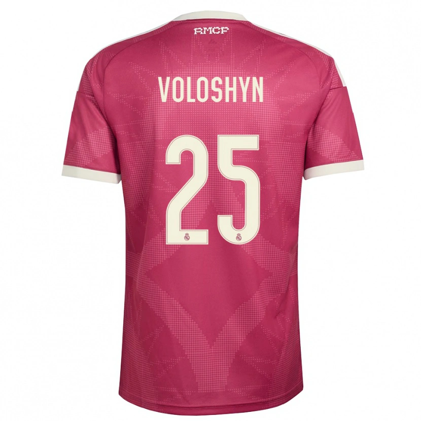 Danxen Heren Ilya Voloshyn #25 Bleek Violet Rood Wit Thuisshirt Derde Tenue 2026/27 T-Shirt België