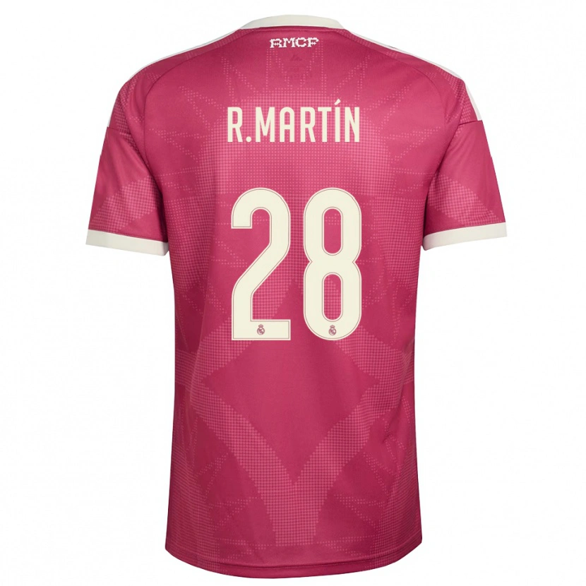 Danxen Heren Roberto Martín #28 Bleek Violet Rood Wit Thuisshirt Derde Tenue 2026/27 T-Shirt België