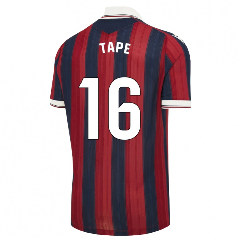Danxen Heren Axel Tape #16 Middernachtblauw Rood Thuisshirt Thuistenue 2026/27 T-Shirt België
