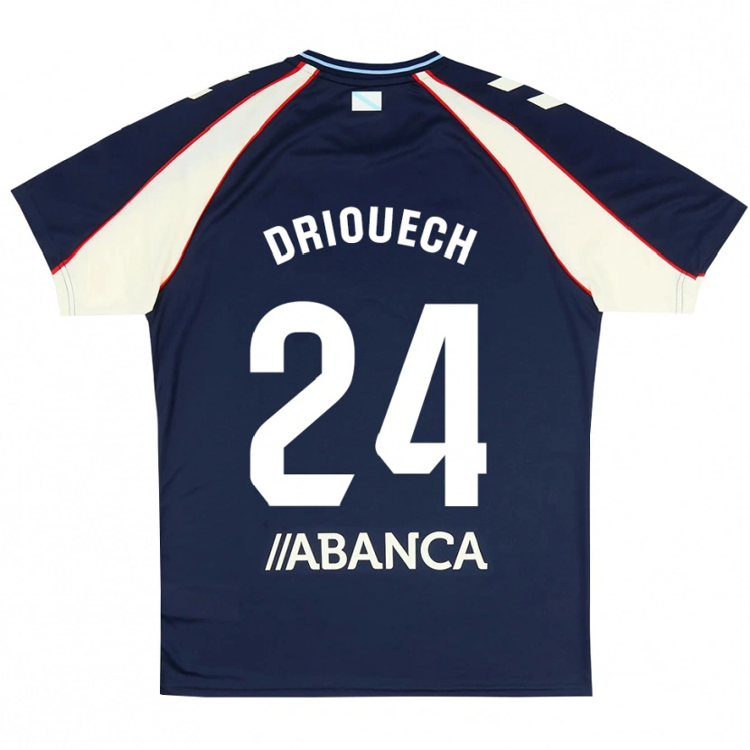 Danxen Dames Couhaib Driouech #24 Koninklijk Blauw Rood Wit Uitshirt Uittenue 2026/27 T-Shirt België