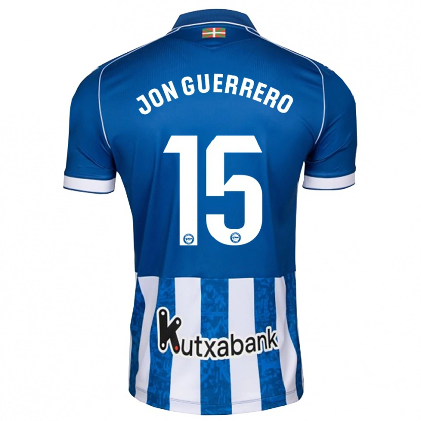 Danxen Dames Julen Jon Guerrero #15 Blauw Wit Zwart Thuisshirt Thuistenue 2026/27 T-Shirt België