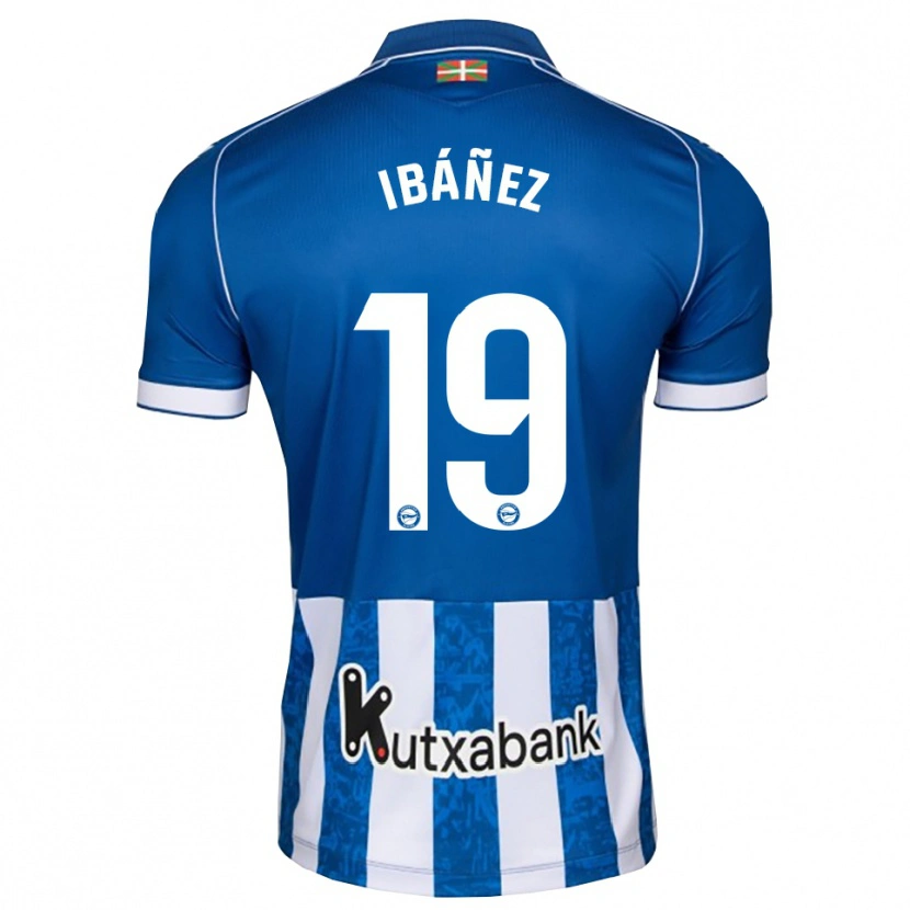 Danxen Dames Pablo Ibáñez #19 Blauw Wit Zwart Thuisshirt Thuistenue 2026/27 T-Shirt België