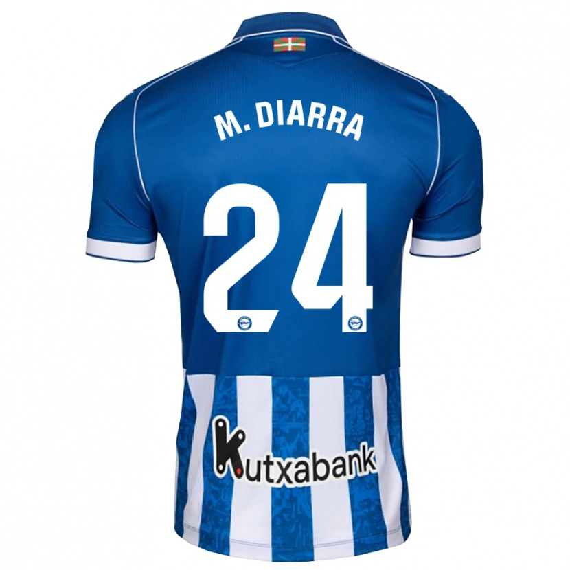 Danxen Dames Moussa Diarra #24 Blauw Wit Zwart Thuisshirt Thuistenue 2026/27 T-Shirt België