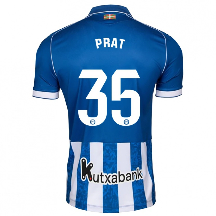 Danxen Dames Jaric Prat #35 Blauw Wit Zwart Thuisshirt Thuistenue 2026/27 T-Shirt België