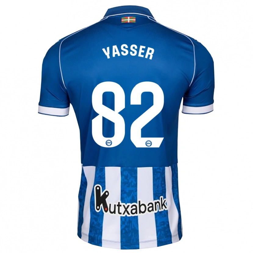 Danxen Dames Omar Yasser #82 Blauw Wit Zwart Thuisshirt Thuistenue 2026/27 T-Shirt België
