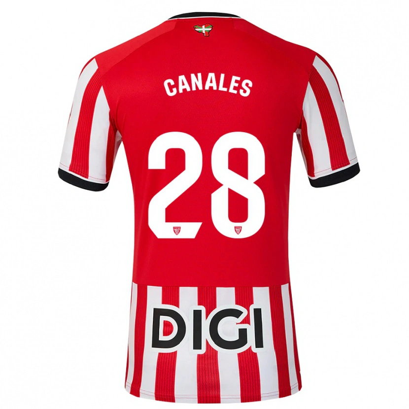 Danxen Dames Peio Canales #28 Rood Zwart Wit Thuisshirt Thuistenue 2026/27 T-Shirt België