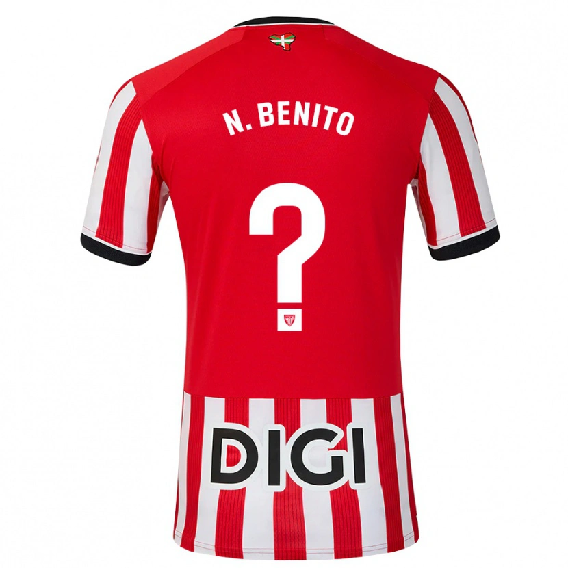 Danxen Dames Nerea Benito Zaldibar #0 Rood Zwart Wit Thuisshirt Thuistenue 2026/27 T-Shirt België