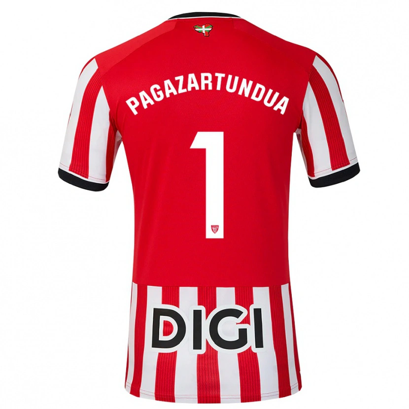 Danxen Dames Iker Pagazartundua #1 Rood Zwart Wit Thuisshirt Thuistenue 2026/27 T-Shirt België