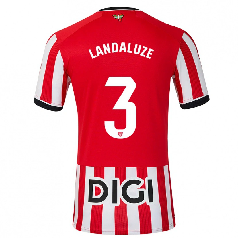 Danxen Dames Naia Landaluze Marquínez #3 Rood Zwart Wit Thuisshirt Thuistenue 2026/27 T-Shirt België