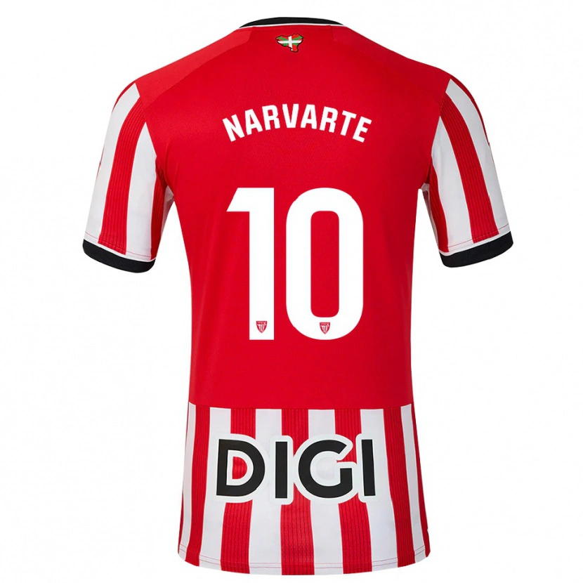 Danxen Dames Danel Narvarte #10 Rood Zwart Wit Thuisshirt Thuistenue 2026/27 T-Shirt België