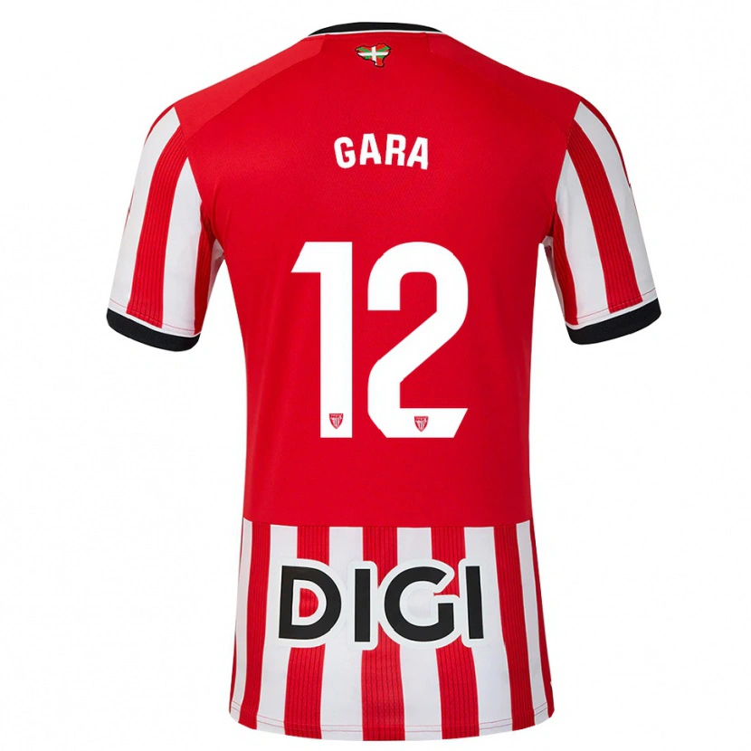 Danxen Dames Gara #12 Rood Zwart Wit Thuisshirt Thuistenue 2026/27 T-Shirt België