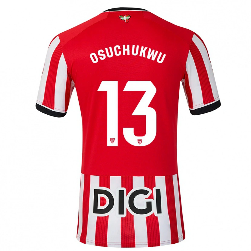Danxen Dames Darlington Osuchukwu #13 Rood Zwart Wit Thuisshirt Thuistenue 2026/27 T-Shirt België