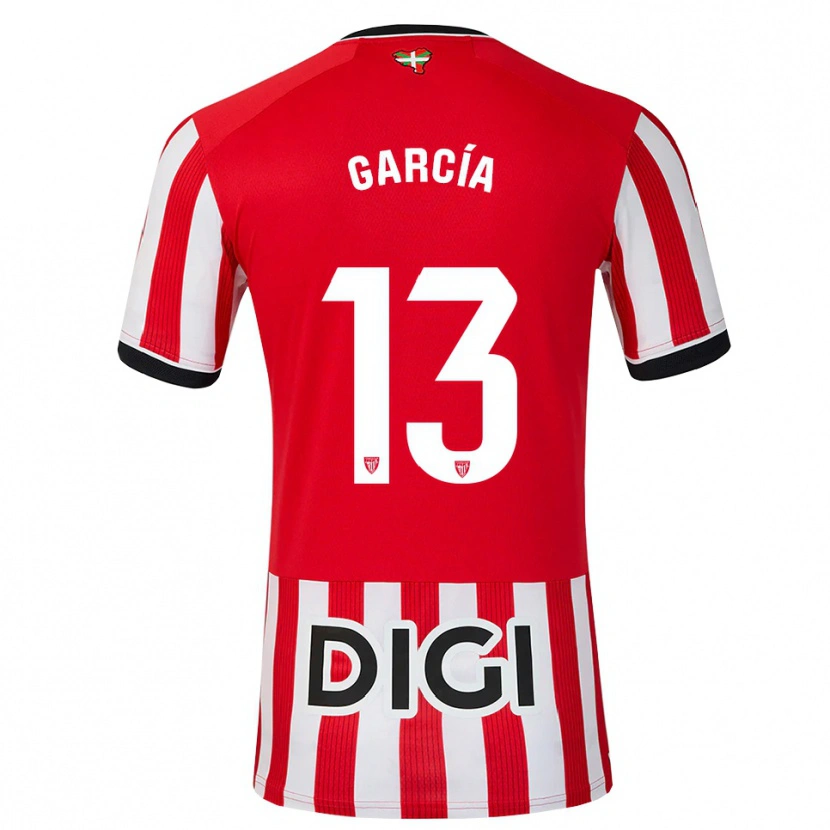 Danxen Dames Simón García #13 Rood Zwart Wit Thuisshirt Thuistenue 2026/27 T-Shirt België
