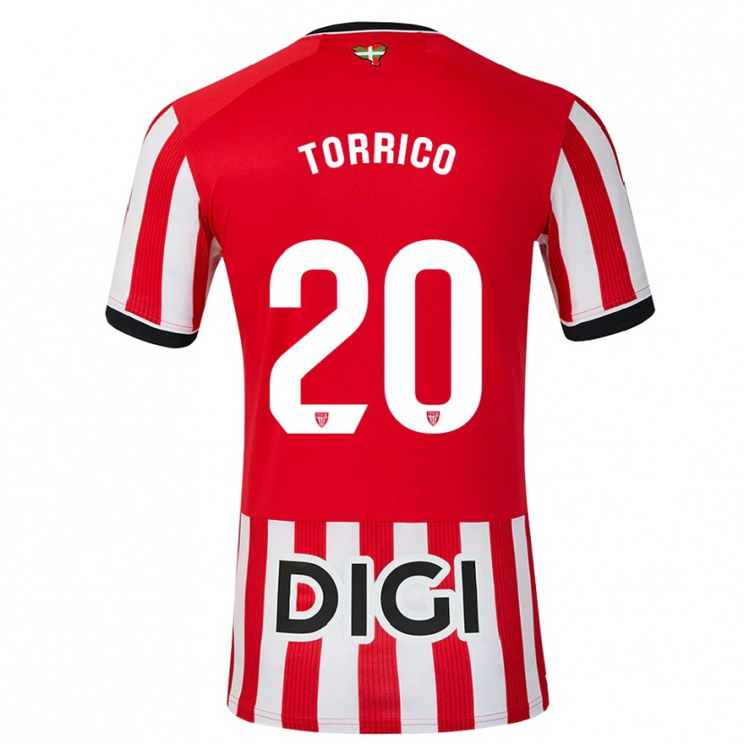 Danxen Dames Aitor Torrico #20 Rood Zwart Wit Thuisshirt Thuistenue 2026/27 T-Shirt België