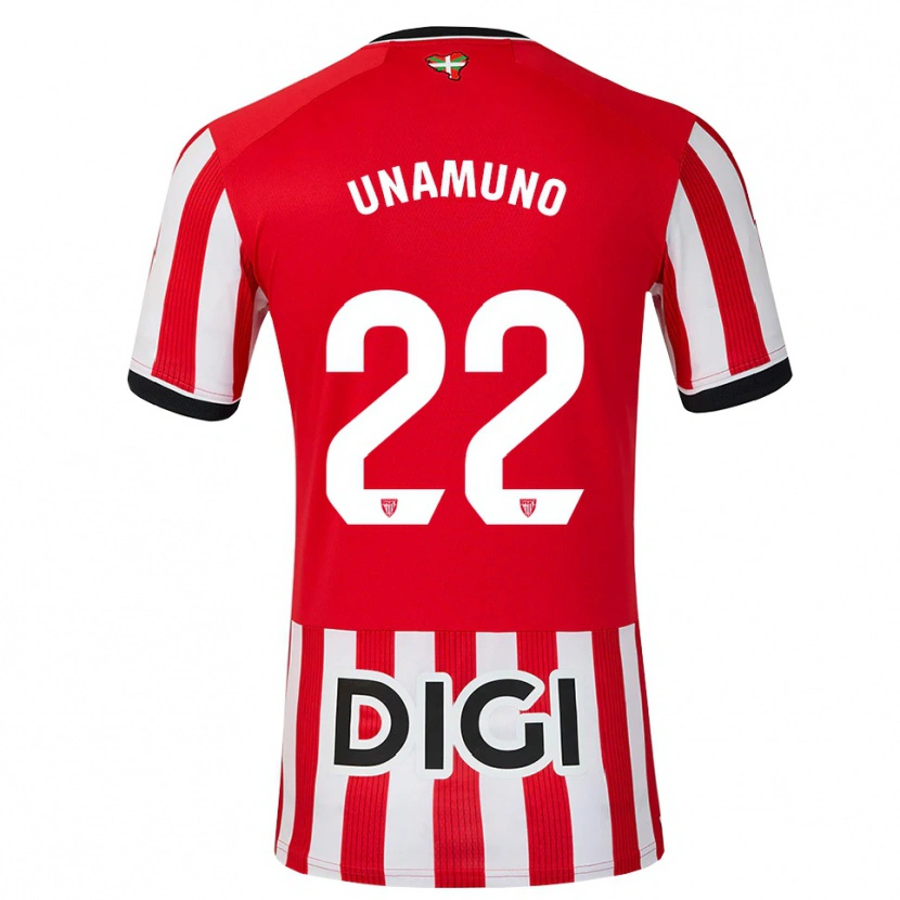 Danxen Dames Oier Unamuno #22 Rood Zwart Wit Thuisshirt Thuistenue 2026/27 T-Shirt België