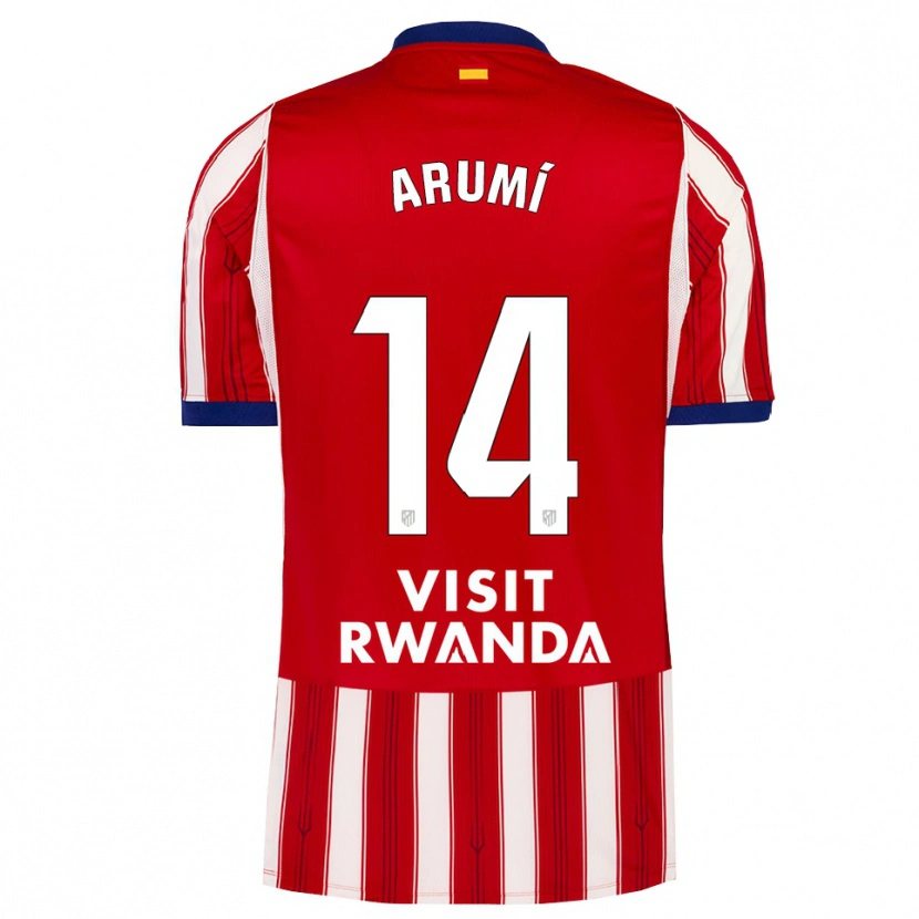 Danxen Dames Joel Arumí #14 Koninklijk Blauw Rood Wit Thuisshirt Thuistenue 2026/27 T-Shirt België