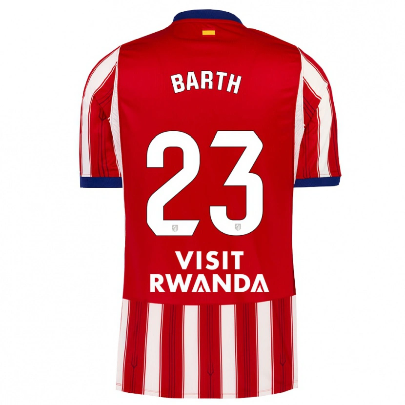 Danxen Dames Merle Barth #23 Koninklijk Blauw Rood Wit Thuisshirt Thuistenue 2026/27 T-Shirt België