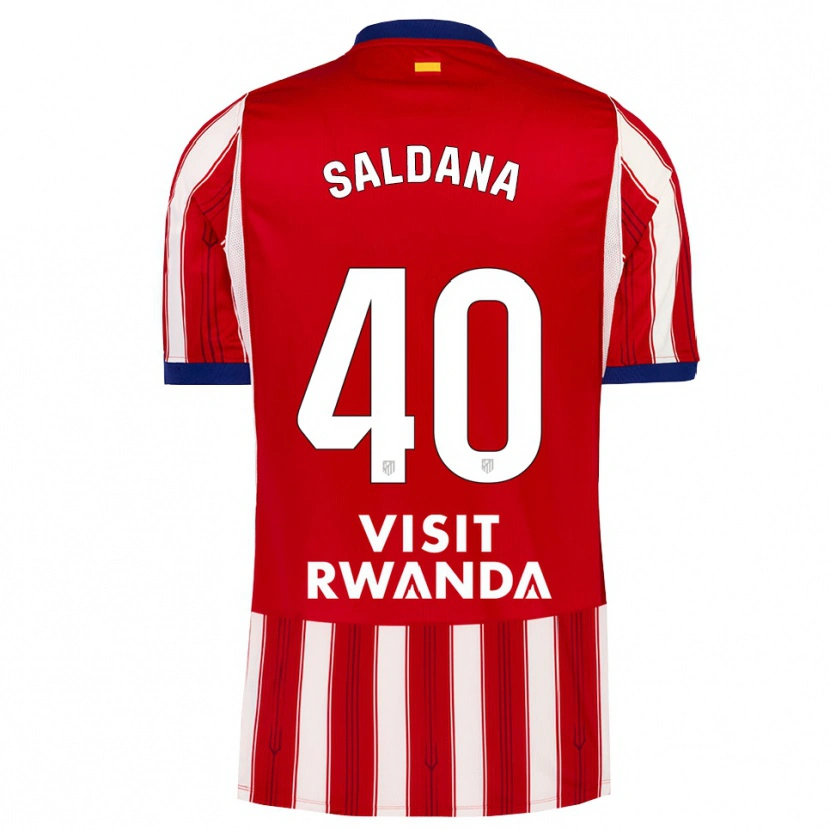 Danxen Dames Jose Saldana #40 Koninklijk Blauw Rood Wit Thuisshirt Thuistenue 2026/27 T-Shirt België