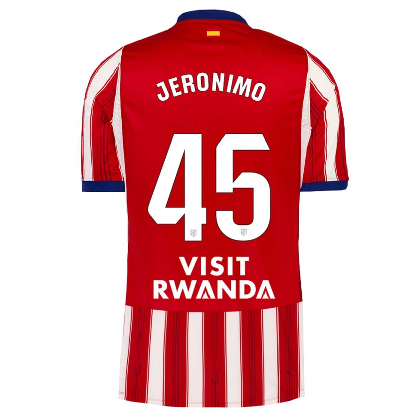 Danxen Dames Isaiah Jeronimo #45 Koninklijk Blauw Rood Wit Thuisshirt Thuistenue 2026/27 T-Shirt België
