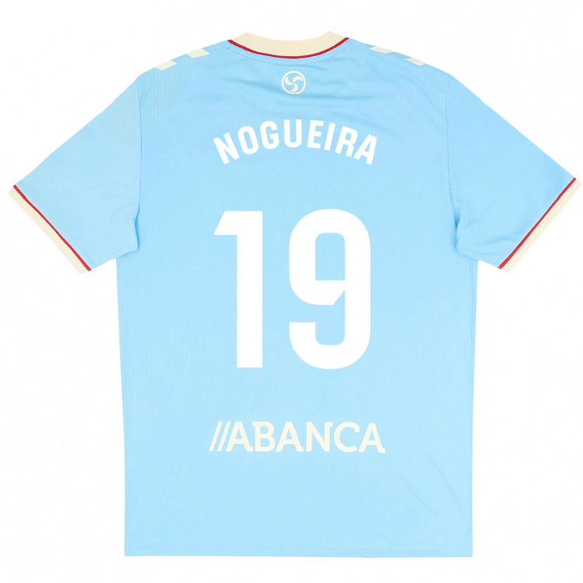Danxen Dames María Nogueira #19 Hemelsblauw Wit Rood Thuisshirt Thuistenue 2026/27 T-Shirt België
